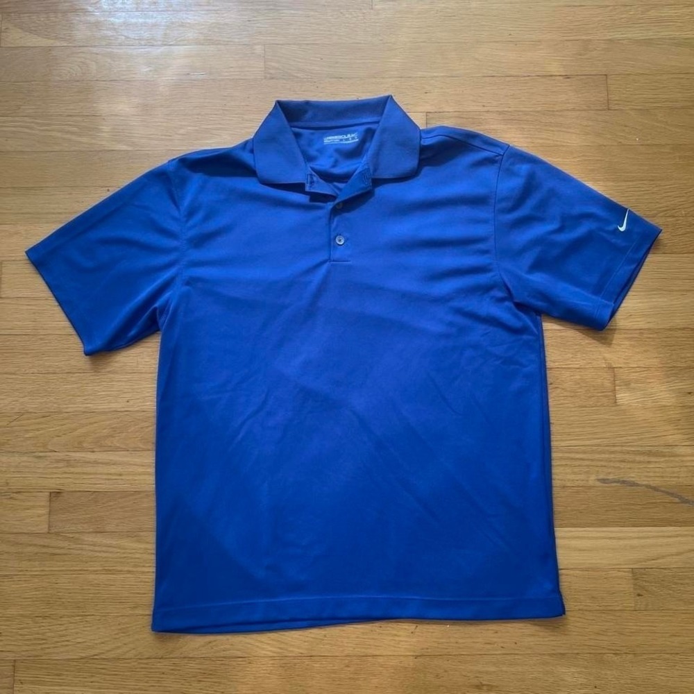 Nike Golf polo shirt in blue, Men's Large - Picture 1 of 7
